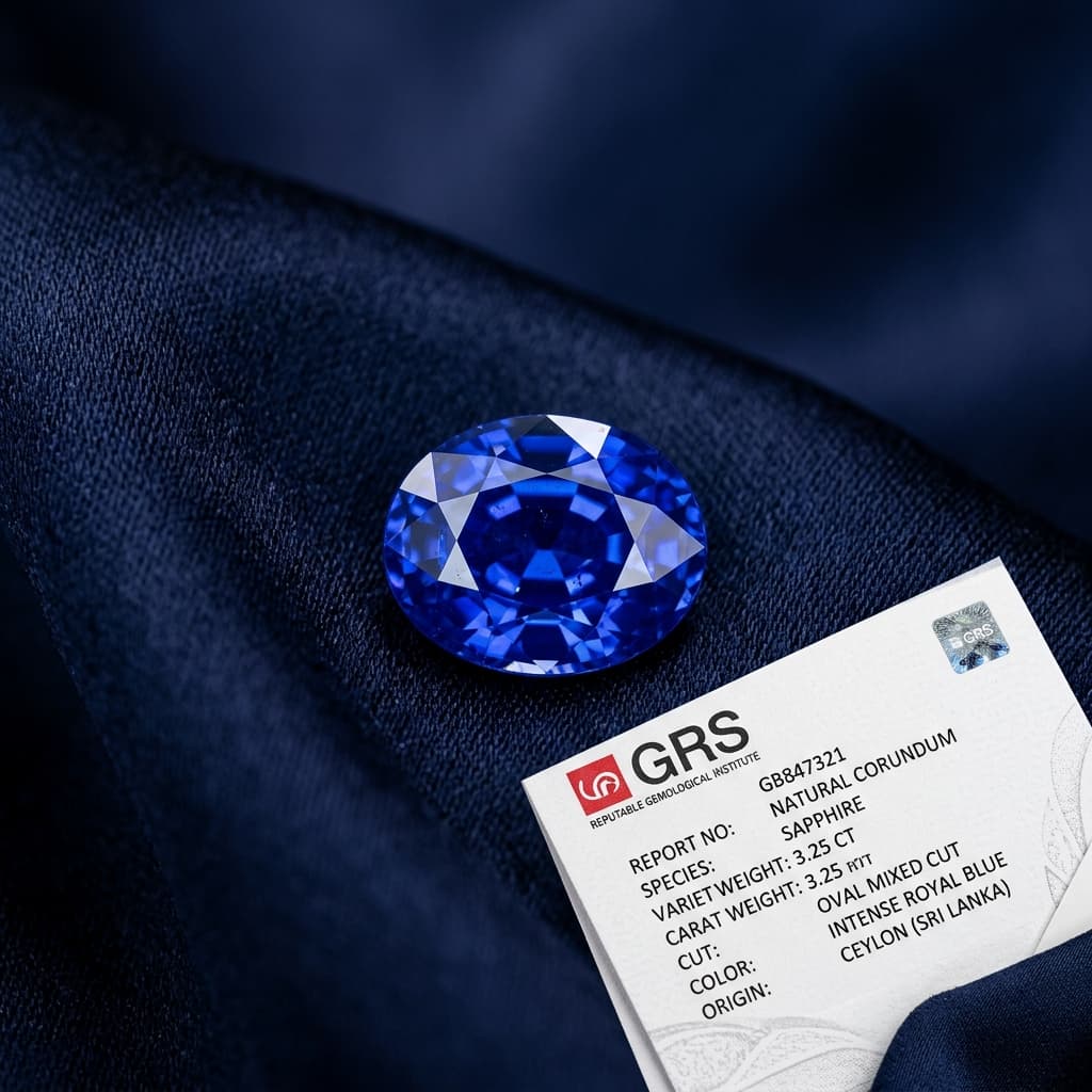 Natural Blue Sapphire (Neelam) 3.25 Carat