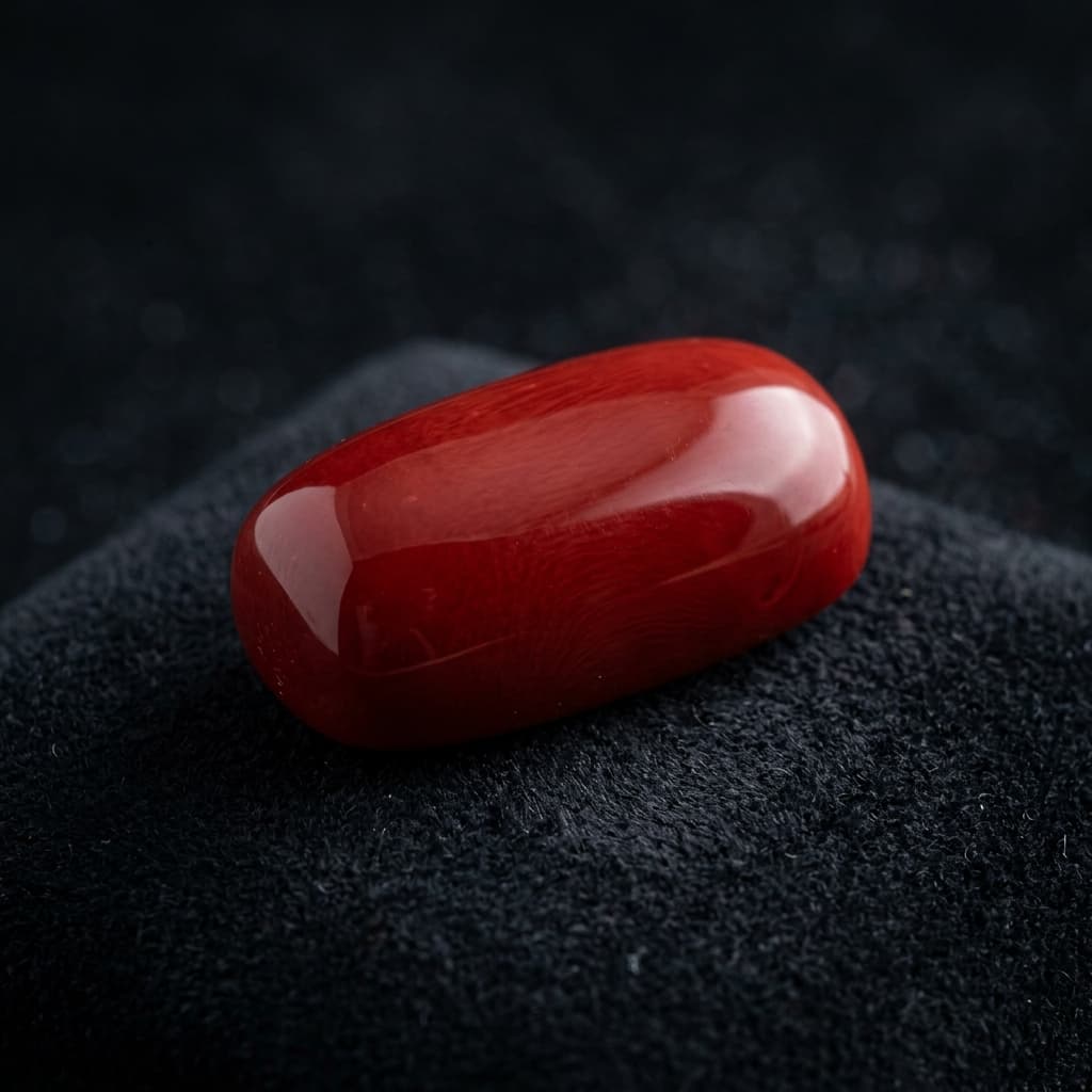 Natural Red Coral (Moonga) 6.20 Carat